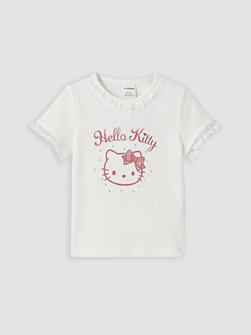 Hello Kitty Bask?l? K?z ?ocuk Pijama Tak?m?