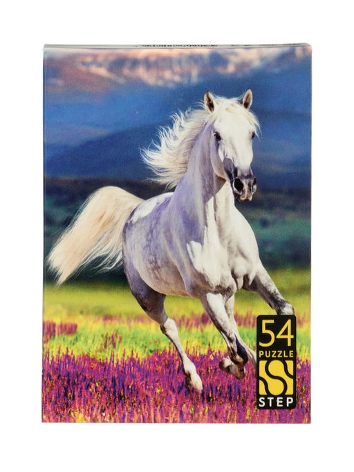 Цена за 20 шт. Пазл 54 эл. "Лошади. Символ года" МИКС