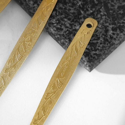 Кухонные принадлежности «Уралочка», d=35 см, h=30 см, толщина 2.5 мм, 6 предметов, с декоративным покрытием, нержавеющая сталь