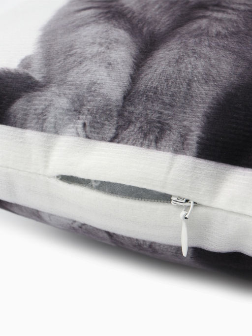 Подушка Этель Сat family 40?33 см, 100% п/э, велюр  фото 3