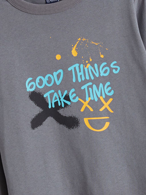 Bisiklet Yaka Erkek ?ocuk Pijama ?st