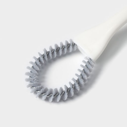 Щётка для чистки посуды и решёток-гриль Raccoon, круг, 195.52 см, белая фото 2