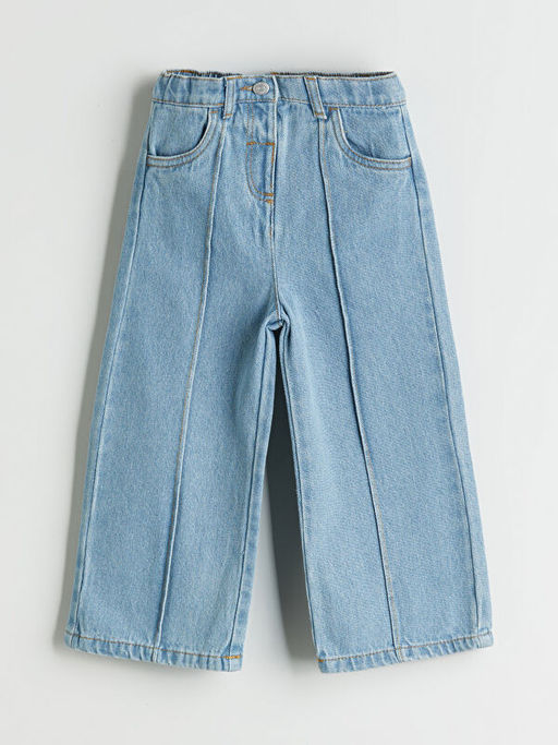 Beli Ayarlanabilir K?z ?ocuk Jean Pantolon