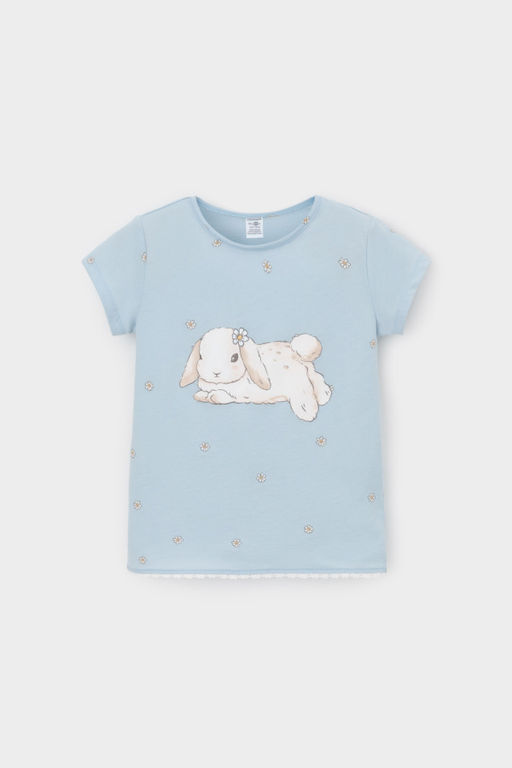 КР 302748/голубой,любимые ромашки к563 фуфайка