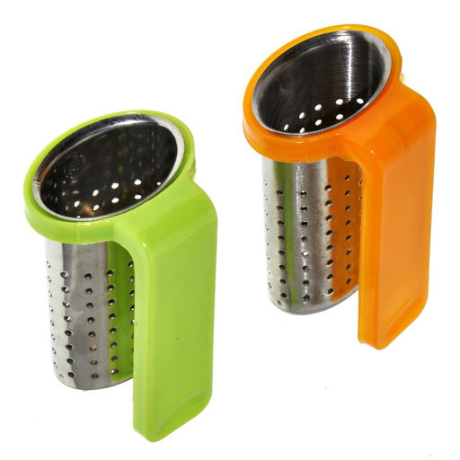 Ситечко для чая "Стаканчик" металл/пластик DH11-68