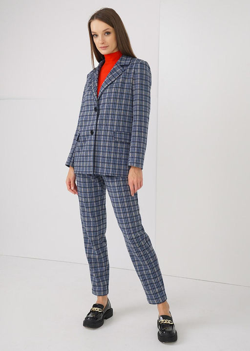 Брюки жен. т.сер/т.голуб 136340/118ввэ - Clever wear фото 4