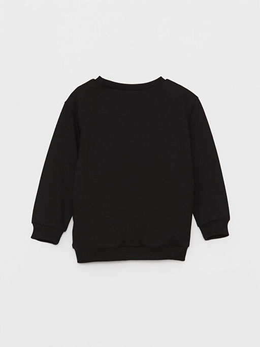Bisiklet Yaka Uzun Kollu Atat?rk Bask?l? Erkek Bebek Sweatshirt - Waikiki фото 2