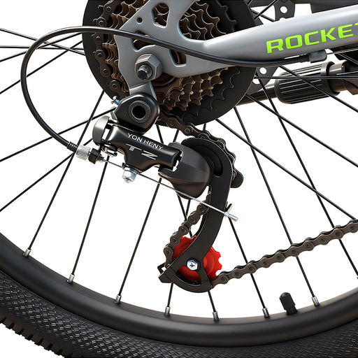 Велосипед 24" Rocket MP-400, цвет серый/зеленый, размер 13"