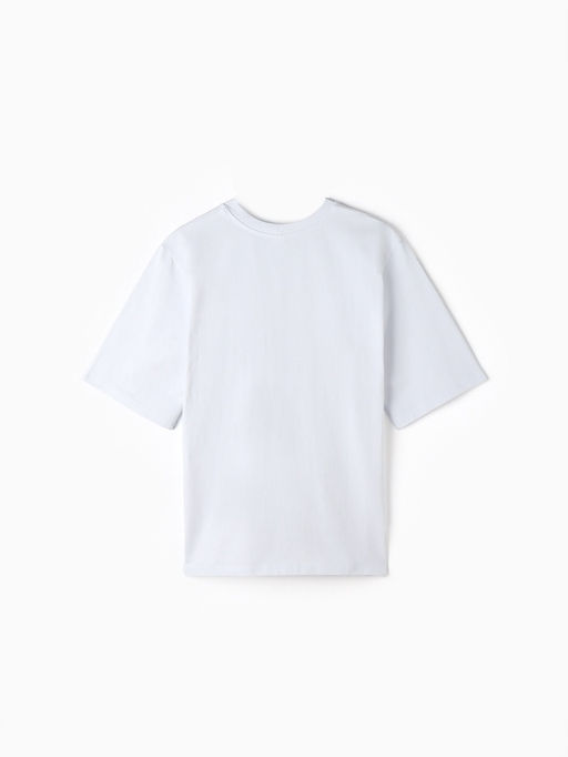 Футболка женская MINAKU: Casual Collection, белая, размер 42