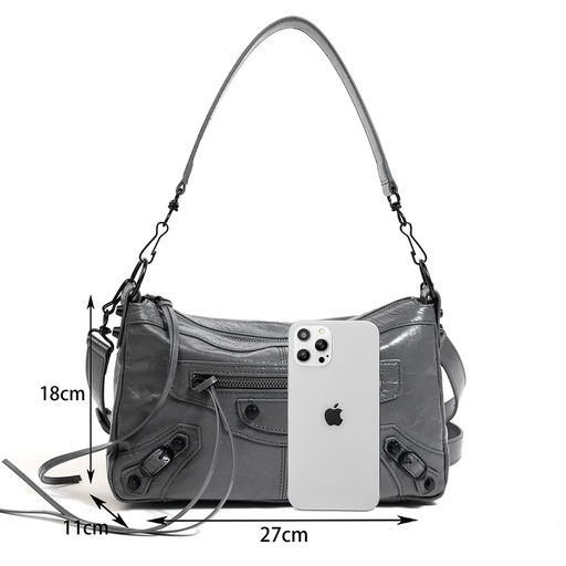 Женская сумка, кожа, MIRONPAN 521206 Серый