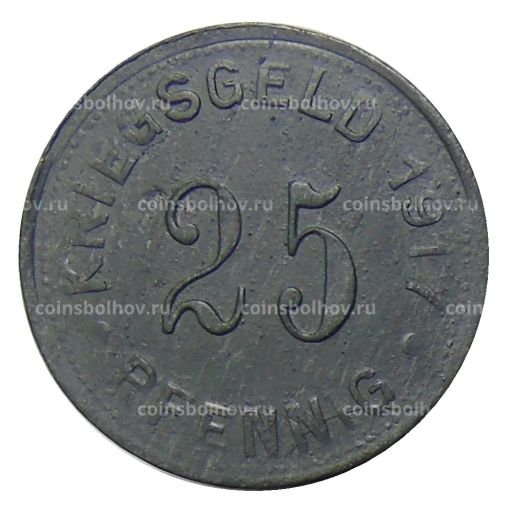 25 пфеннигов 1917 года Германия  Нотгельд Мюнстер