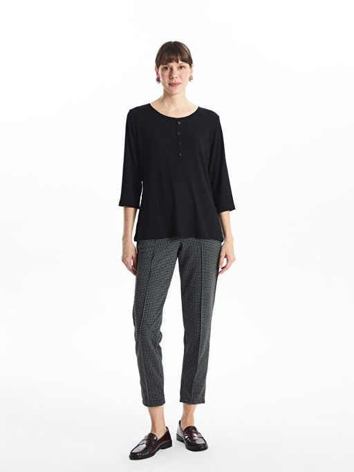 Bisiklet Yaka Kad?n Bluz