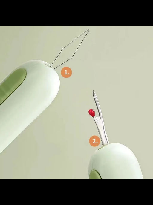 "Вида Хоум (Vida Home)" Распарыватель швов с нитковдевателем, 10,6х1,8х1,5см, матовый пластик, цвета в ассортименте: белый; светло-зеленый; бежевый, в цветной коробке