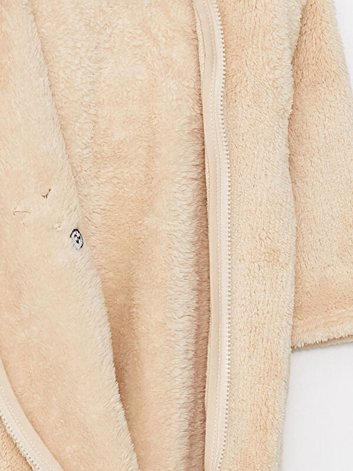 Kap??onlu Uzun Kollu Nak?? Detayl? Erkek Bebek Pel?? Tulum - Waikiki фото 3