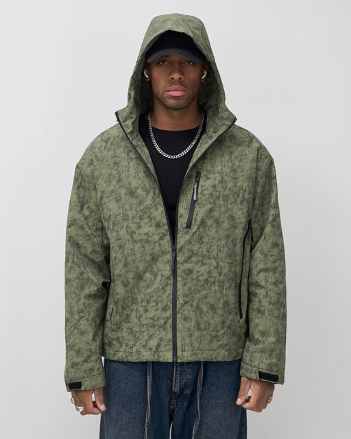 Куртка спортивная MTFORCE мужская весна-осень хаки  фото 2