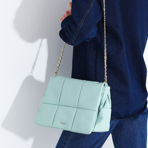 Сумка-мессенджер на магнитах, цвет бирюзовый - Simaland фото 7