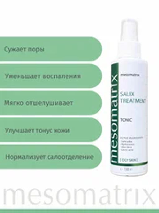 SALIX TREATMENT, тоник для жирной кожи - Mesomatrix фото 4