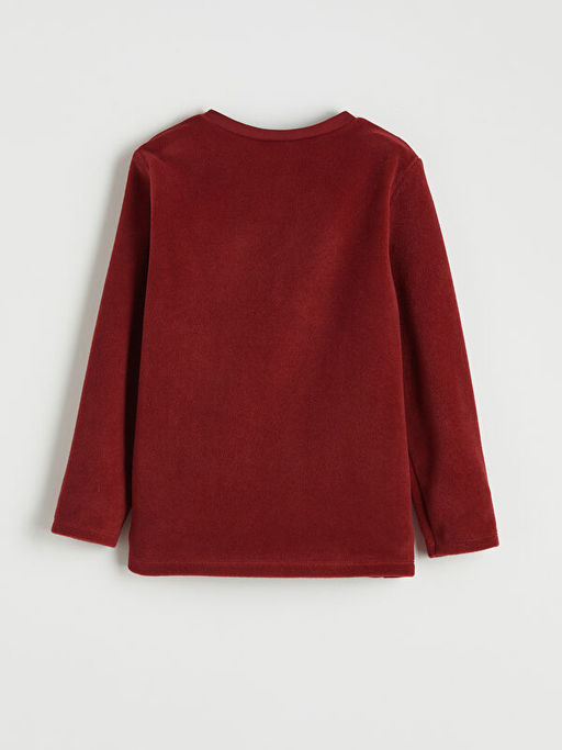 K?z ?ocuk Nak??l? Bisiklet Yaka Pijama Tak?m