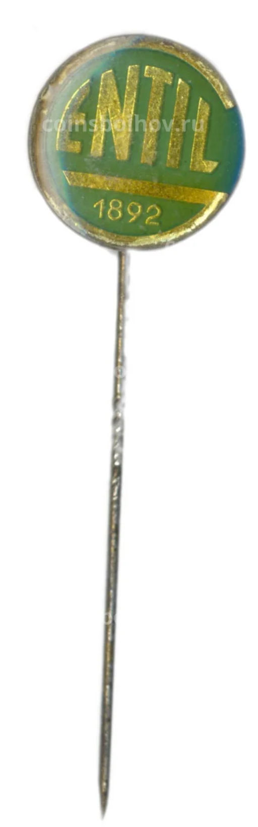 Значок рекламный ENTIL