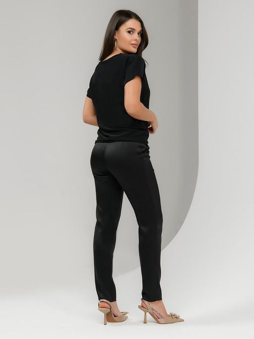 Брюки черные зауженные - 1001dress фото 3