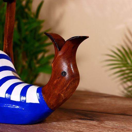 Подставка под бутылку Уточка в синем дерево 25х10х20 см - Simaland фото 5