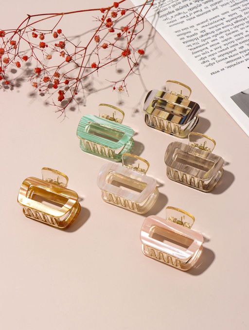 Краб для волос "Кимберли мини" нежность, 5,5х4 см, микс