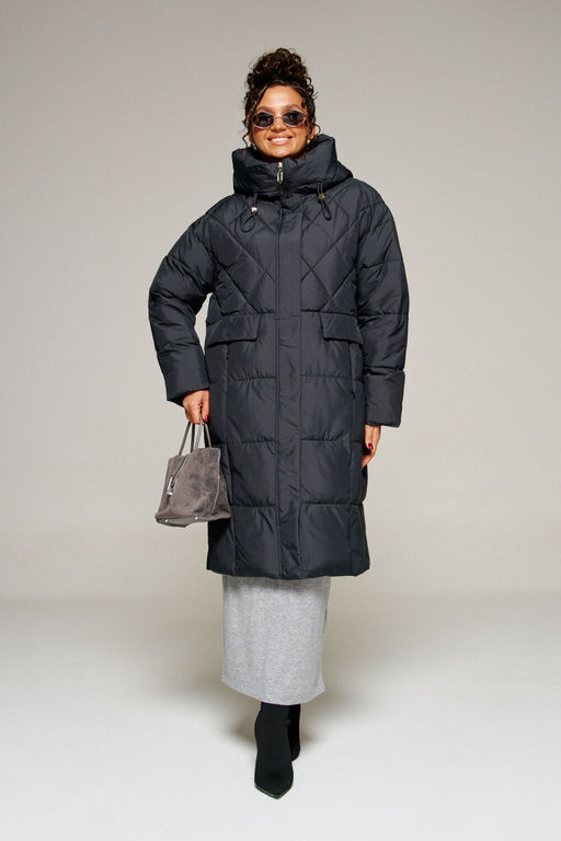 Пальто Beautiful Free 8016 черный