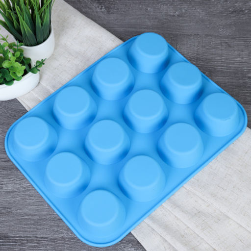 Форма для выпечки 12 ячеек силиконовая / HL-321 / уп 200/ 29x22x3 см/0,145/ - ГалеонТрейд фото 3