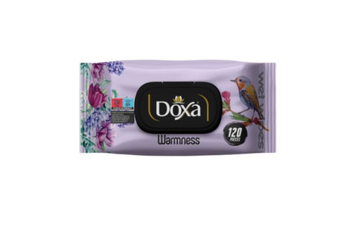 DOXA влажн.салфетки (120шт) Теплота с клапаном