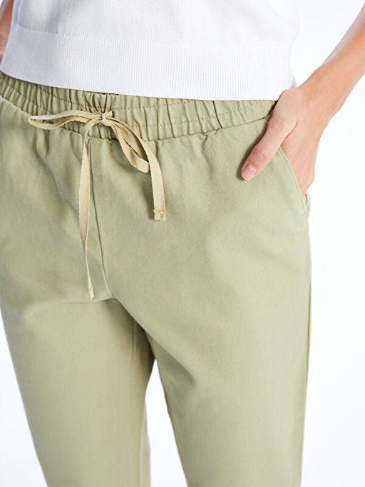 Beli Lastikli Standart Fit Kad?n Pantolon
