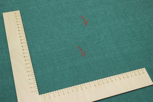 Джинс с ворсом цв.Винтажный темный изумруд, СОРТ2, ш.1.5м, хлопок-100%, 330гр/м.кв - Купава фото 4