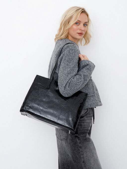 Сумка 9620SP black Velina Fabbiano-Safena