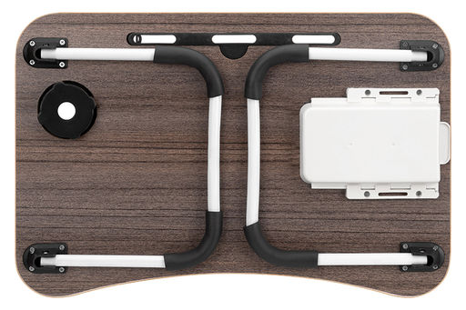 Складной столик для компьютера 60*40*26 см "Орех"