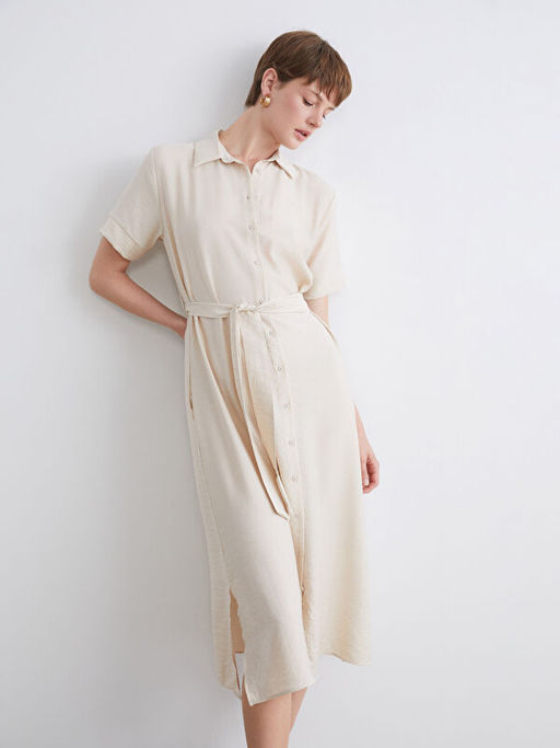 Beli Ku?akl? G?mlek Elbise