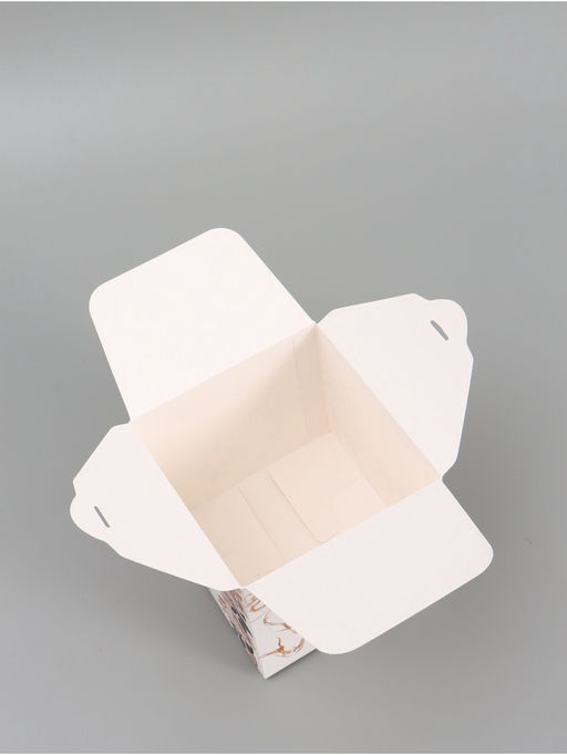 Цена за 3 шт. Коробка подарочная складная, упаковка, «8 марта, золотой», 12×12×12 см