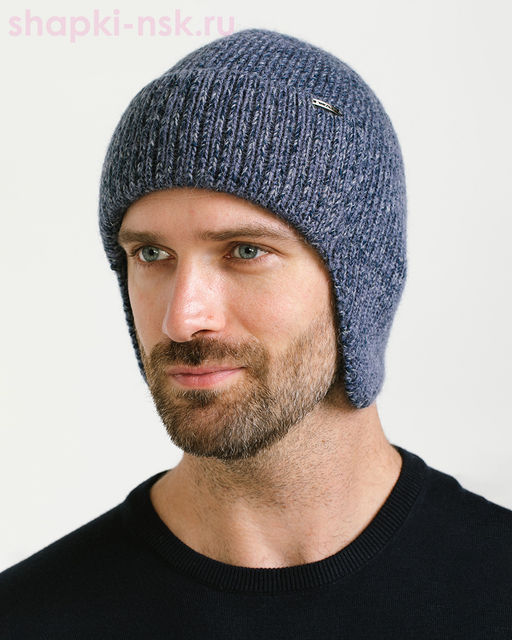 236 T Ушанка мужская флис (56-58)