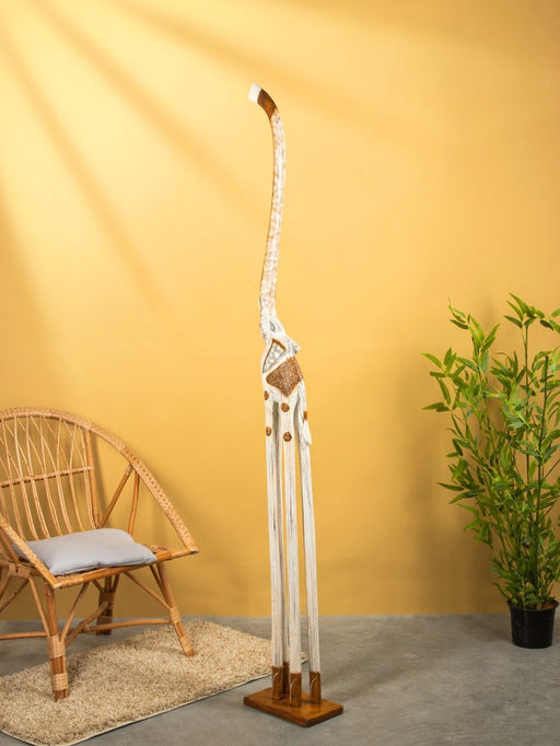 Сувенир «Слон», 28×17×200 см, дерево, белый