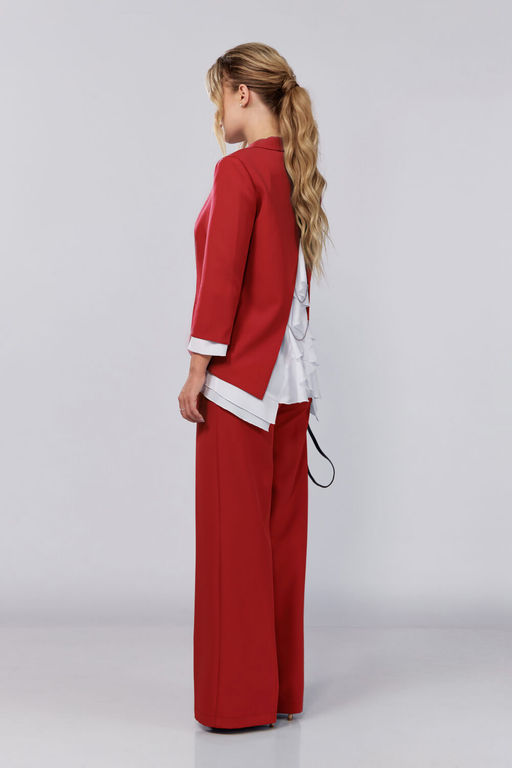 Костюм DOGGI 2904 красный+молочный  фото 2