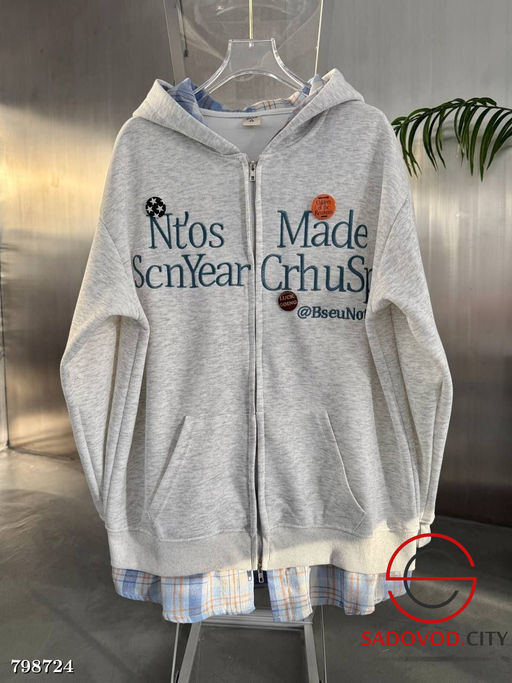 Стильные объемные худи на зипке - Bruno фото 2