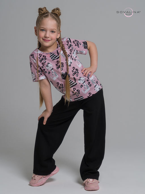 Костюм Лето коты лео-черный - Sovalina фото 13