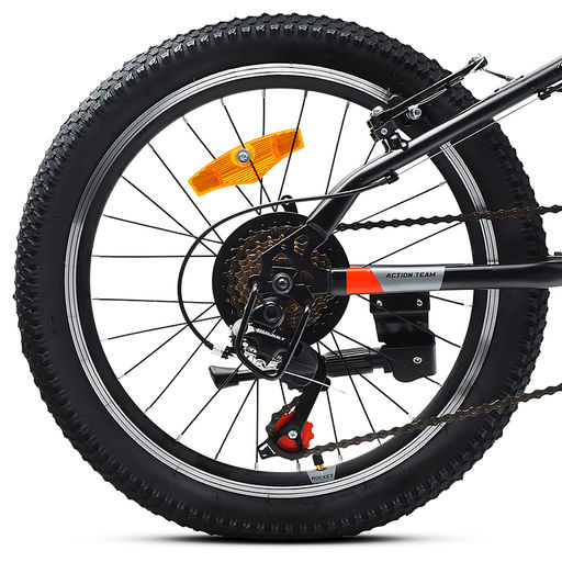 Велосипед 20" Rocket Crux 1.0 , цвет черный, размер 11"