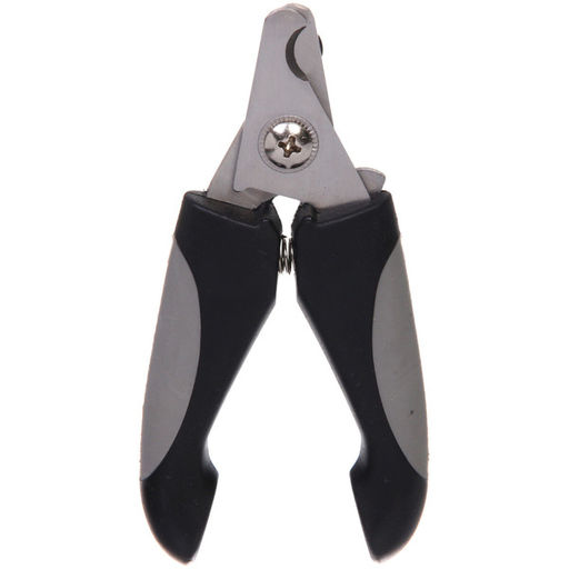 Цена за 2 шт. Когтерез для животных "ПРЕМИУМ - МОЙ БРО", прорезиненная ручка, цвет серый/черный, 5.5*12.5см