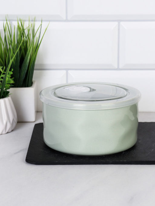 Контейнер салатник с крышкой 650 мл / R-126 /уп 48/ Фарфор - ГалеонТрейд фото 2