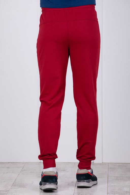 Брюки спортивные 
 3.MM114B-бордовый