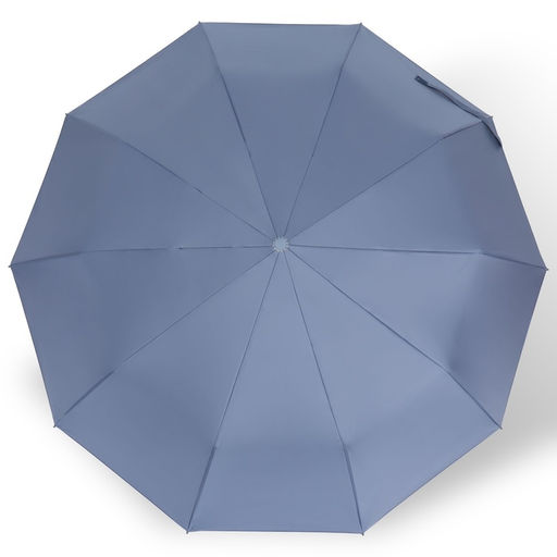 Зонт автоматический «Однотон», 3 сложения, 10 спиц, R=51/58 см, d=102 см, синий