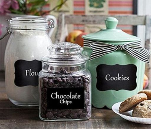 Наклейки для кухни грифельные Ассорти Меловые 8шт. (0970) Лист 10х15 см - Мой органайзер фото 15