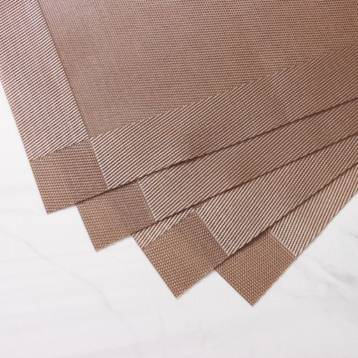 Набор салфеток сервировочных на стол Доляна Шахматы, 4530 см, 4 шт, цвет светло-коричневый  фото 5