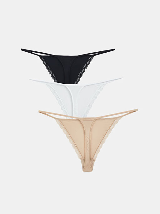 Dantel Detayl? Tanga K?lot 3l?