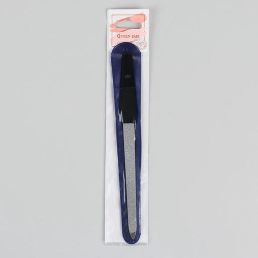 Цена за 5 шт. Пилка металлическая для ногтей, 17 см, цвет серебристый, чёрный