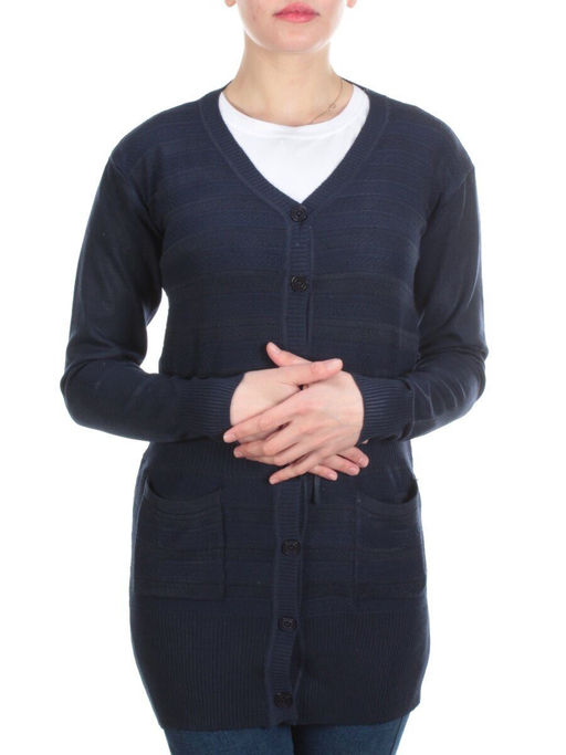 8508 Кардиган женский (80% хлопок, 20% anti-pillfibre) - Фабричный китай фото 2